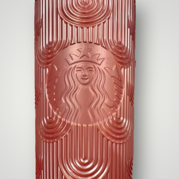 Starbucks 2023 Fall Shimmer Pink Mermaid Cold Cup Tumbler 24oz Venti - Picture 7 of 15